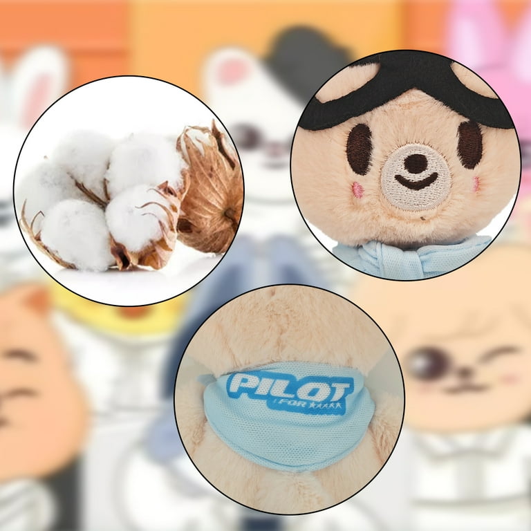 Cute Stray Kids Plush Pilot Toy Funny Stuffed Animal Kpop Skzoo
