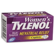 Women's Tylenol Menstrual Relief Caplets, 40-Ct.