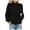 Black, variant on Women Autumn Winter Knitwear Thick Line Turtleneck Sweaters for Women Warm and Cozy for Cold Days XXXXL