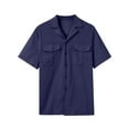 thumbnail image 4 of ORQ Men Turn-Down Collar Shirt And Shorts Casual Two-Piece Set, 4 of 6