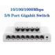 thumbnail image 4 of 5 Port Gigabit Data Switch,Network Hub,Desktop Ethernet Splitter,Plug & Play Shielded Ports Fanless Quiet Mini Portable, 4 of 5