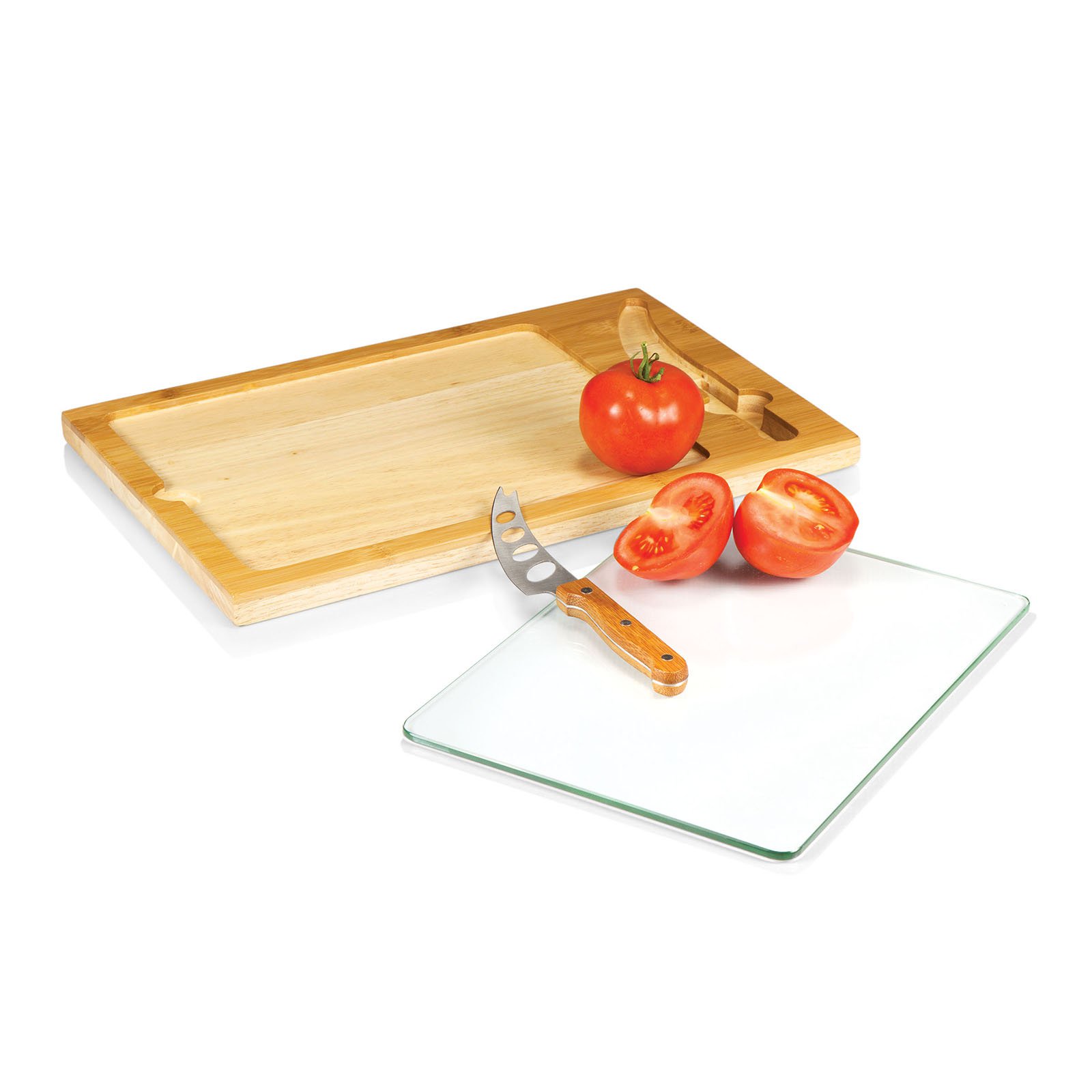 Icon- Bulk Packed - Glass Top Cutting Board w/ Knife - image 3 of 6