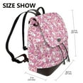 thumbnail image 2 of Yiaed Cute Rabbit Print Laptop Backpack for Women Slim Computer Bag Work Travel College Backpack Purse Fits 14 Inch Notebook, 2 of 4