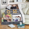 thumbnail image 5 of Custom Blanket with Picture Customized Blankets with Photos Personalized Gifts for Birthday Anniversary Christmas New Year, 10 Photos, 30x40 Inch(Minky Fleece) Blankets, 5 of 5