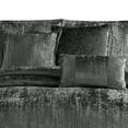 thumbnail image 2 of Jay 7 Piece King Comforter Set, Polyester Velvet, Deluxe Texture, Gray- Saltoro Sherpi, 2 of 5