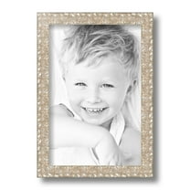ArtToFrames 8x12 Inch Silver Thin Picture Frame, This Silver Wood Poster Frame is Great for Your Art or Photos, Comes with Regular Glass (4904)