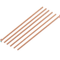 thumbnail image 1 of 6Pcs Pure Copper Round Rod 9.84 Inch Length Solid Copper Rod Bare Bar for Grounding Metal Working Craft Hobbies,6pcs x copper rod, 1 of 7