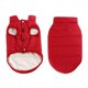 thumbnail image 1 of Abrigo de invierno cálido para perros, acogedor forro polar, chaqueta para perros para clima frío, chaleco para cachorros, abrigo forrado, ropa cálida y acolchada para perros pequeños y medianos, 1 of 1