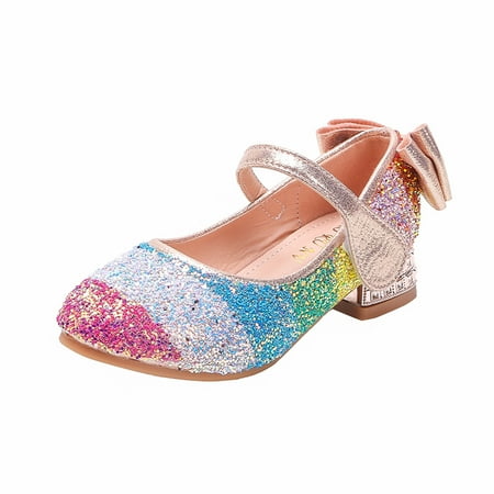 

Girl S Princess Shoes Soft Soles Perform Dance Shoes Sandals Single Shoe