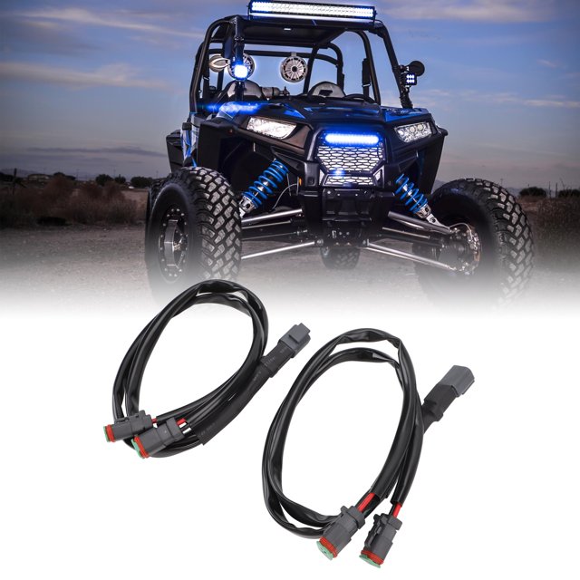 Wiring Harness Adapter, High Power Wiring Harness Adapter Splitter for LED Light Bar, LED Cubes, LED Work Lights