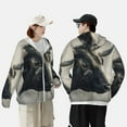 thumbnail image 4 of Balery Mystical Bull in Fog Sudadera ligera de manga larga con capucha y protección solar UPF 50+ para hombre y mujer, ideal para pesca y running-Small, 4 of 7