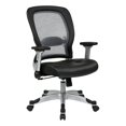 thumbnail image 1 of Scranton & Co Contemporary Fabric Adjustable Air Grid Back Office Chair in Gray, 1 of 12
