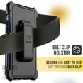 thumbnail image 5 of Rome Tech for Apple iPhone 13 Pro Max 6.7" (2021) Clarity Holster Case w/Magsafe - Black, 5 of 6