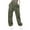Green, variant on Ediodpoh Womens High Waist Parachute Cargo Pants Women Trousers with Pockets Wide Leg Retro Sporty Black L