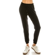 Women's Juniors Light Weighted French Terry Jogger Pants Drawstring Sleep Lounge Sweat Pants
