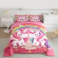 thumbnail image 2 of Castle Fairy 2-Piece Twin Comforter Set, Unicorn Kids Fantasy, 2 of 8