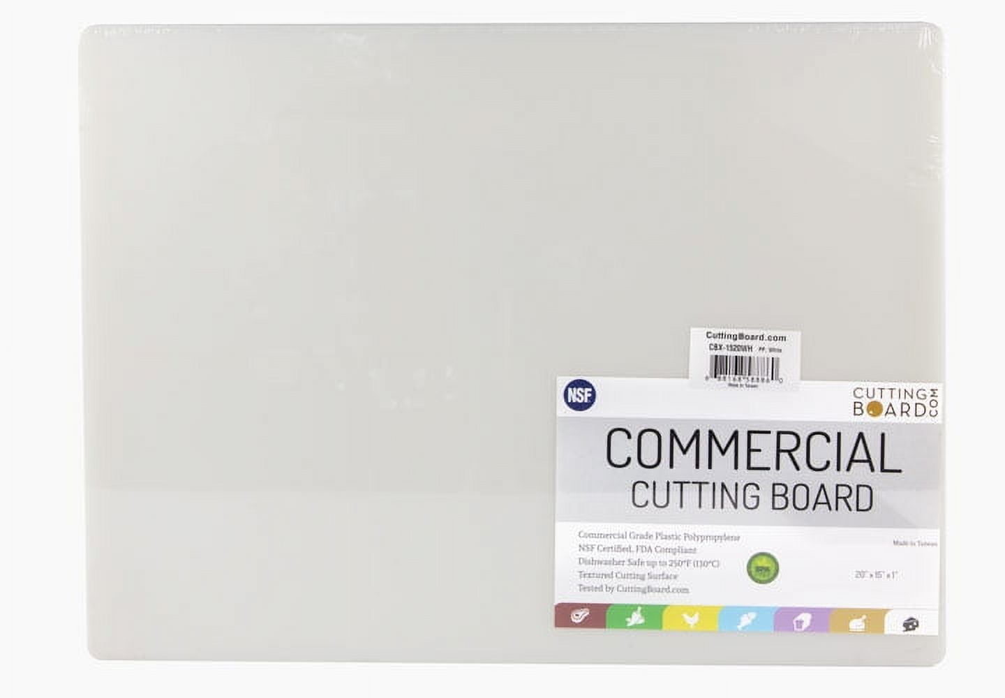 NSF Certified Commercial Plastic Cutting Board 720X300X30mm (P-531)