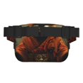 thumbnail image 3 of Fotbe Jungle Meditating Panda Cangurera Cuadrada con Estampado de Doble Capa, Bolsa de Cintura Ajustable Mini para Hombres y Mujeres, 3 of 9