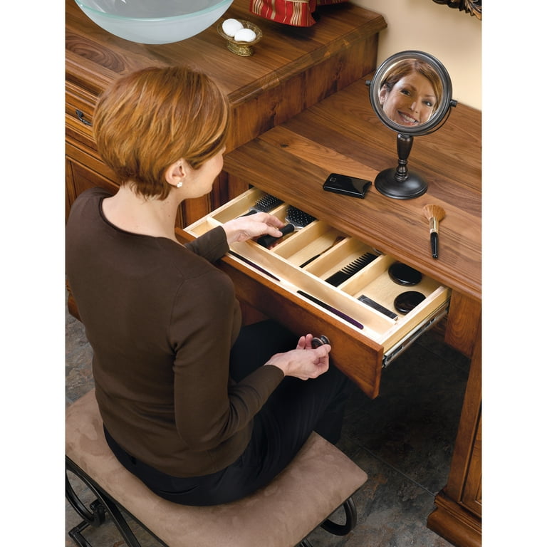 Rev-A-Shelf Wood Trim-to-Fit Drawer Insert, 23.98 x 21.97 In, 4WUT