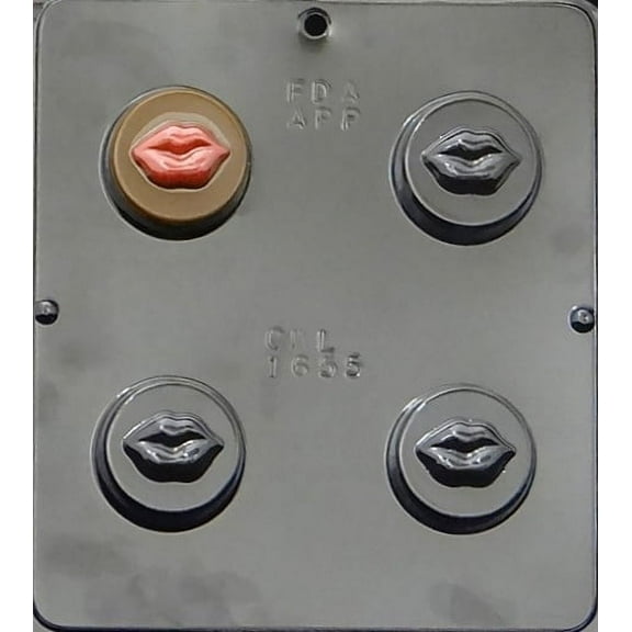 1655 Lips Kiss Oreo Cookie Chocolate Candy Mold