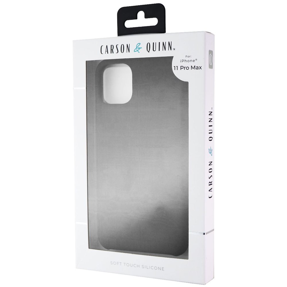 Carson & Quinn Soft Silicone Case for iPhone 11 Pro Max Black