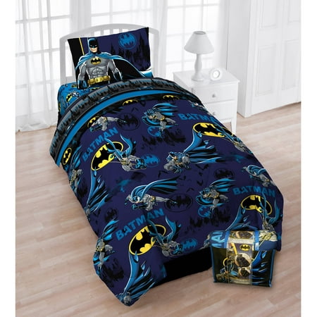  Batman  Protect Gotham Bed in a Bag 5 Piece Twin  Bedding  