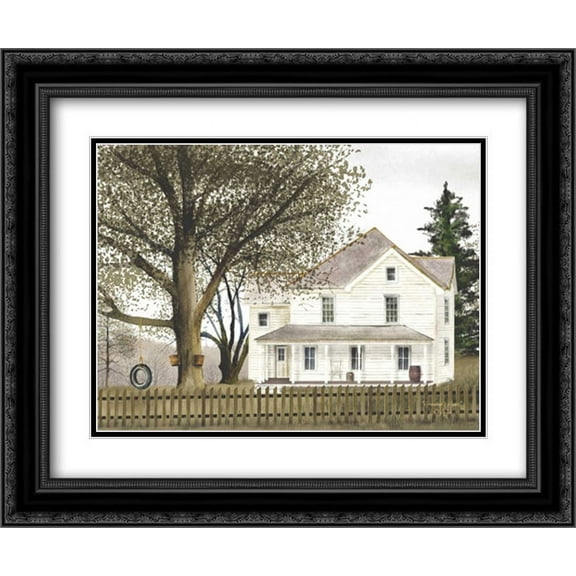 Grandmas House 2x Matted 24x20 Black Ornate Framed Art Print by Jacobs, Billy