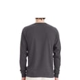 thumbnail image 4 of Hanes Essential Long Sleeve T-Shirt, Men's Crewneck Classic Fit Tee, Smoke Grey, L, 4 of 6