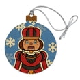 thumbnail image 1 of Nutcracker Woman with Snowflakes Wood Christmas Tree Holiday Ornament, 1 of 6