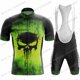thumbnail image 1 of 2023 Skull Cycling Jersey Set Justiceiro Cycling Clothing Mens Punisher Road Bike Shirt Suit Bicycle Bib Shorts MTB Riding Clothing 8 S, 1 of 5