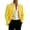 Yellow, variant on Atkumj Notch Lapel Blazer for Men Business Formal Solid Color Single Button Blazer Jacket Long Sleeve Casual Suit Jackets with Pockets S