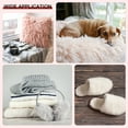thumbnail image 6 of Uxcell 2 Pcs 59" x 2" Plush Faux Fur Fabric Precut Strips, Grey/Light Grey, 6 of 6