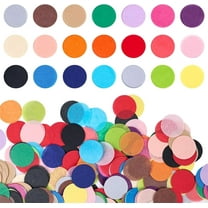 Triani 5000Pcs Round Tissue Paper Table Confetti Dots 1 Inch Multicolor Pastel Bulk Table Scatter Confetti Paper for Wedding Birthday Party Celebrations(50g)
