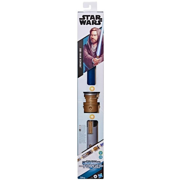 Juguete Star Wars Hasbro Sable de luz azul electrónico de Obi-Wan