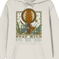 thumbnail image 2 of Vintage Snake And Guitar Tour Long Sleeve Sand Adult Hooded Sweatshirt-XXL, 2 of 3