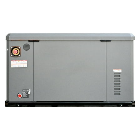 KFFKFF Dual Fuel Standby Generator, Whole Home Power Backup, 22Kw Max Power with LPG & 20Kw Max Power with Natural Gas, Ideal for Home Use, Camping, AVR Voltage Control, and LCD Screen