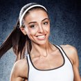 thumbnail image 4 of 5Pcs Girls Sweat Headbands Daily Use Workout Sweatbands Elastic Yoga Sweatbands Yoga Accessory, 4 of 8