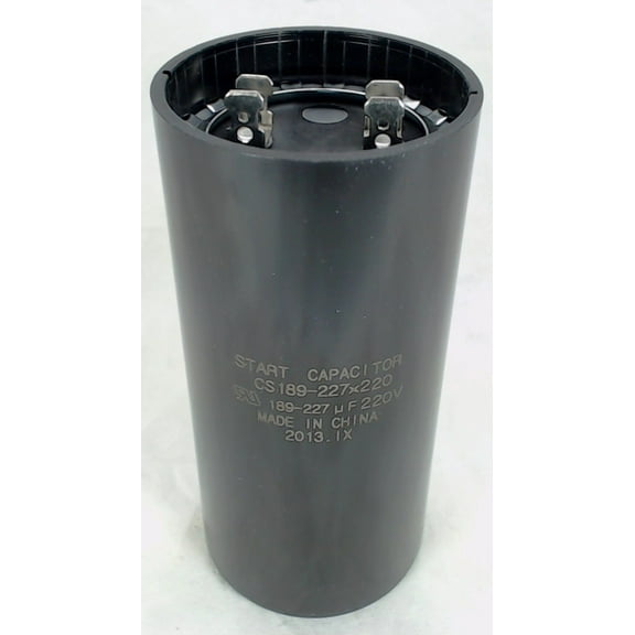 CS189-227X220, Start Capacitor Round 189-227 Mfd. 220 Volt