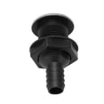 thumbnail image 1 of Accesorio pasante para casco drenaje de imbornal de casco pasante de 3/4 pulgadas recto negro con cubierta de acero inoxidable 316 para yates ANGGREK Otros, 1 of 8