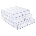 thumbnail image 3 of Simply Tidy 3-Drawer Cabinet Organizer, Clear, 3 of 8