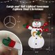 thumbnail image 4 of Muñeco de Nieve Zimtown con Luz LED de 4 Pies Decoración Navideña para exteriores, 4 of 8
