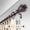 Mahogany, variant on Central Design 100-09-283 1 in. Ron Curtain Rod with 28 to 48 in. Extension, Light Gold