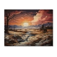 thumbnail image 3 of Designart "Sky Celestial Euphony Pastoral" Landscapes Print on Natural Pine Wood, 3 of 5