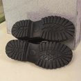 thumbnail image 4 of Wensltd Women Loafers Round Toe Contrast Strap Upper Thick Sole Casual Daily Shoes, 4 of 7