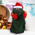 thumbnail image 4 of Fiudx Muñeco Navideño de Papá Noel, Juguete Musical Bailarín, Alegre Papá Noel Rojo, Decoración Festiva, Regalo de Año Nuevo, Alegría Navideña, Funciona con Pilas, Divertido para Celebraciones Famili, 4 of 5