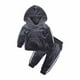 thumbnail image 2 of Ropa Para Niñas Pequeñas, Conjunto Para Niños Pequeños, Jersey Con Capucha De Terciopelo Dorado Para Otoño E Invierno, Top De Manga Larga, Pantalones Informales, Traje Odeerbi LM103-7029, 2 of 9