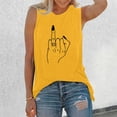thumbnail image 2 of T-Shirt Décontracté Sans Manches pour Femmes, Col Rond, avec Imprimé Floral - pour Usage Quotidien, 2 of 4