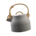 thumbnail image 4 of Hervidor de agua silbante de gran capacidad, hervidor de agua rápido con asa, tetera de 3 l para dormitorio, leche, cocina, apartamento Gris, 4 of 8