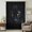 Black, Amber, Gray, variant on Black Leopard Sheer Curtains 96 Inches Long for Living Room, Animal Portrait Intense Stare Light Filtering Privacy Drapes, Breathable Semi Sheer Window Treatment for Bedroom Dining Room