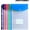 6PC,B, variant on 11-Hole Expanding File Pockets Assorted Colors, 11-Hole Binder Pocket with Label, Index Dividers Pocket Folders Plastic Envelopes Clear Document Folders for Ring Transparent Binder (6PC,B )